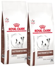 ROYAL CANIN GASTROINTESTINAL LOW FAT SMALL DOG S для взрослых собак маленьких пород при заболеваниях ЖКТ с пониженным содержанием жиров (3 + 3 кг)