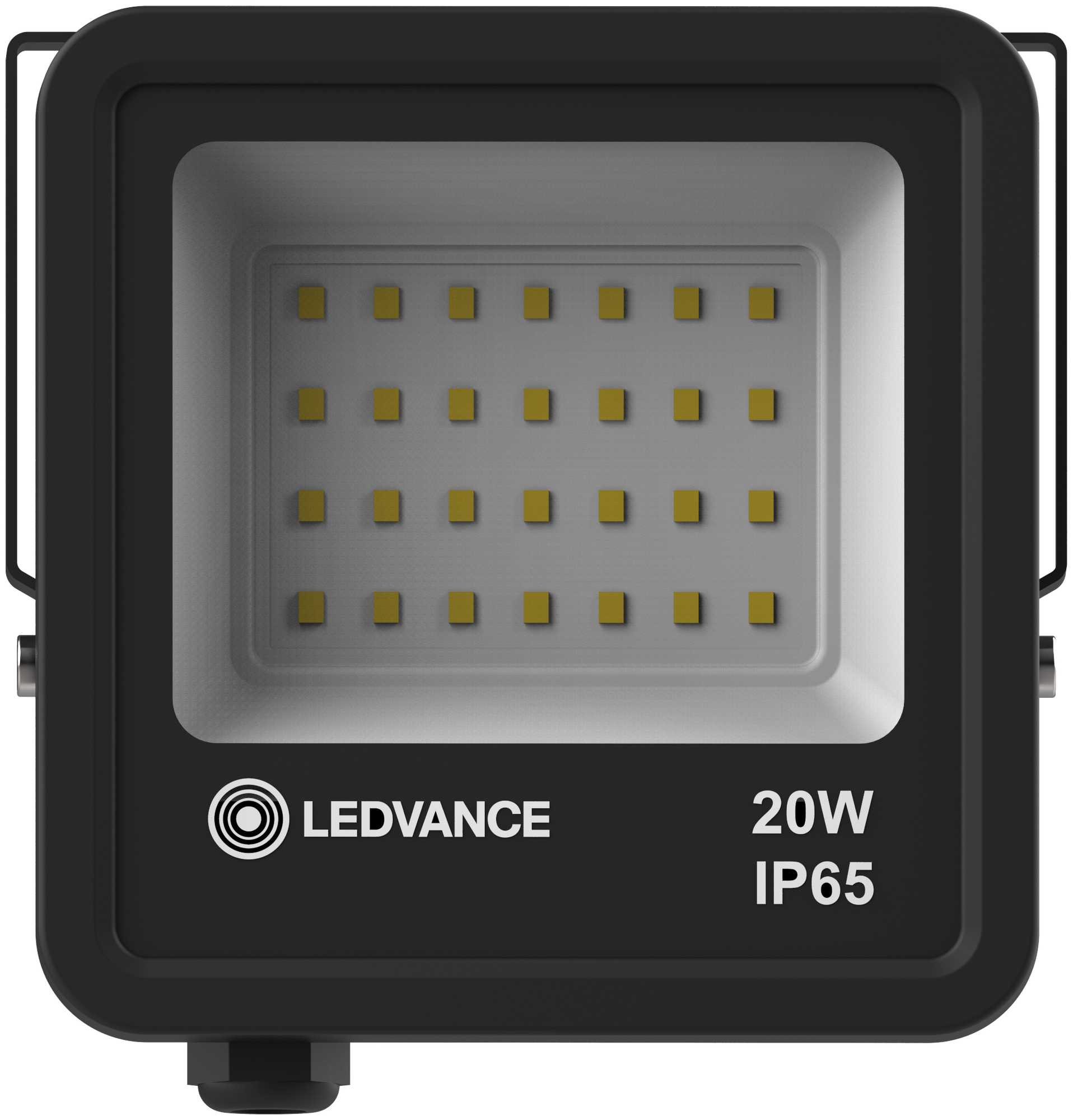 Прожектор светодиодный LEDVANCE Eco Class Floodlight LED 20W/1800/6500K Black IP65, 20 Вт, свет: холодный белый