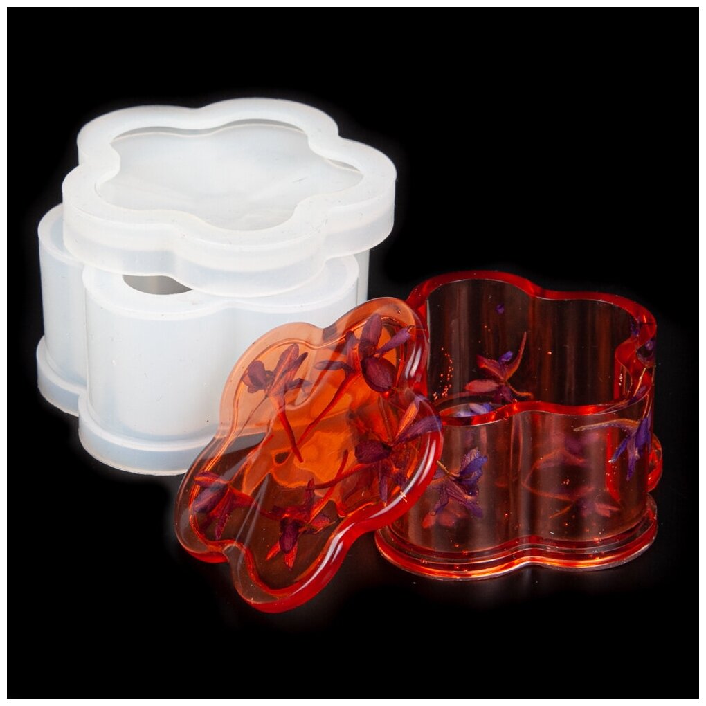 Силиконовый молд для шкатулки "Ромашка" — фото 1