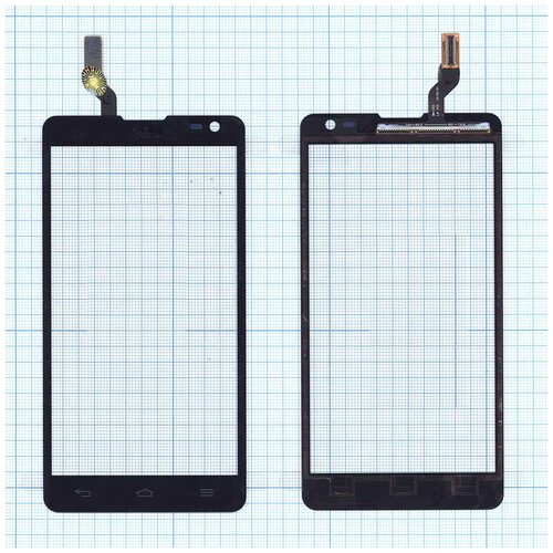 Сенсорное стекло (тачскрин) для LG Optimus L9 II D605 черное