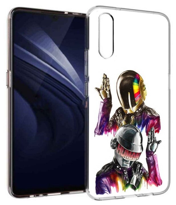 Чехол задняя-панель-накладка-бампер MyPads диско космонавты для Vivo iQOO Neo/Vivo V17 Neo противоударный