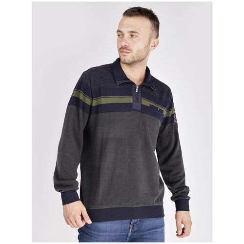 Джемпер с воротником поло и декоративным элементом Claudio Campione RU 54 / EU 52 / XL