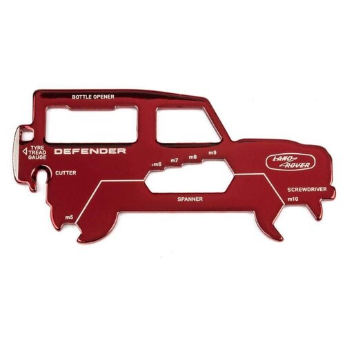 Мультиинструмент Land Rover Defender Multitool, Red, Limited Edition измеритель давления в шинахgauge tyre land rover арт vplvw0077