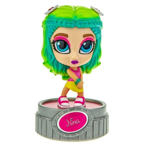 Кукла LUKKY Instaglam Doll Нина неон 12 см с 2 аппликаторами и косметикой внутри