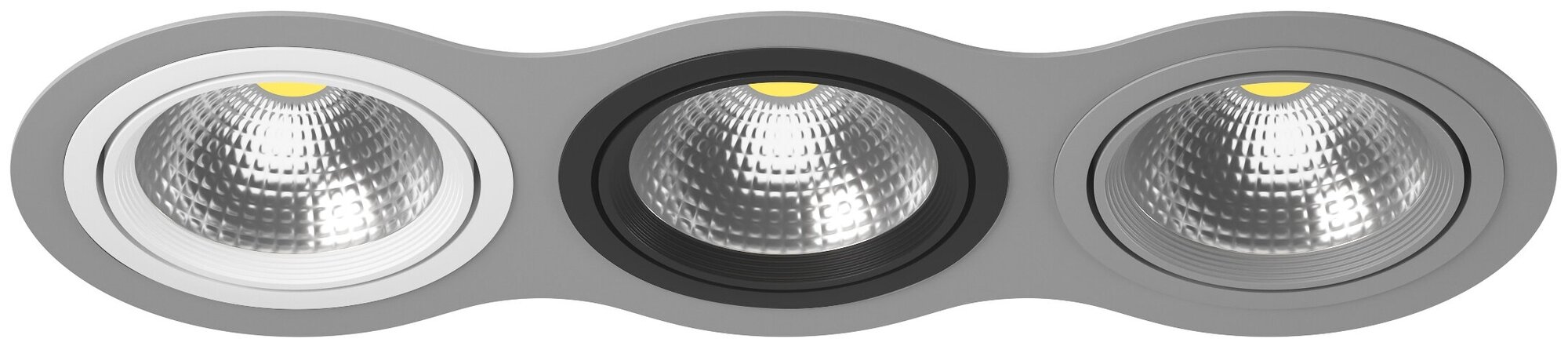 Точечный светильник встроенный серый Lightstar Intero 111 i939060709