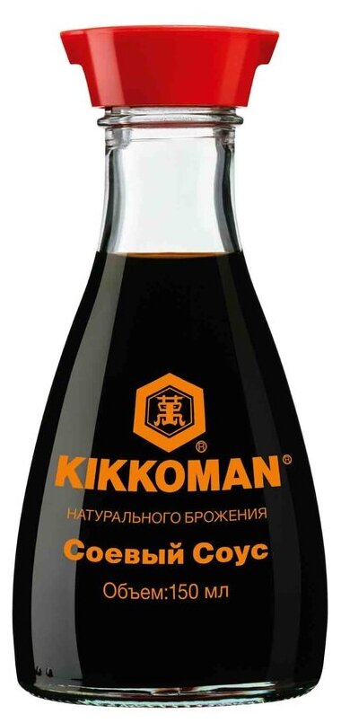 Соус Kikkoman Natural Brewed соевый 150мл Kikkoman Foods - фото №1