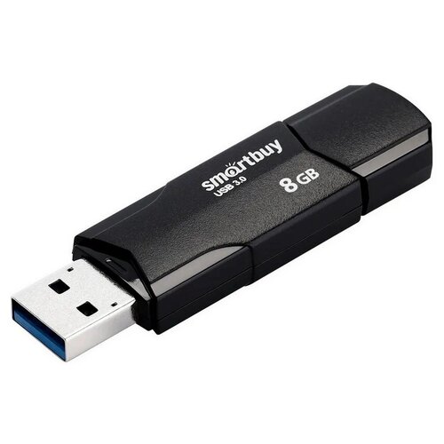 Накопитель USB 3.1 8Гб Smartbuy Clue (SB8GBCLU-K3), черный