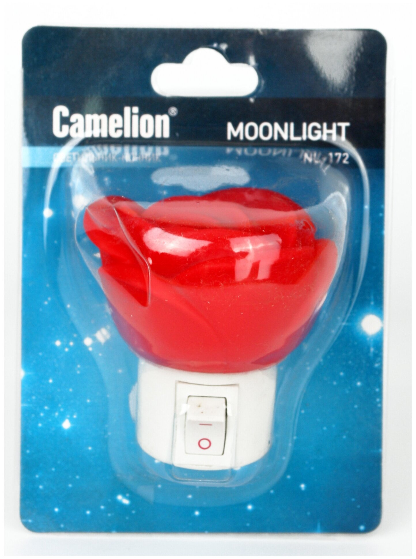 Camelion "Роза" (LED ночник с выкл, 220V) CAMELION NL-172 (1 шт.) - фотография № 3