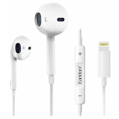 Наушники внутриканальные Earldom ET-E6 8 pin кабель 13м цвет белый 160400₽