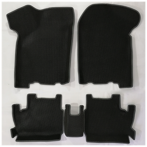 EVA коврики автомобильные с бортами 3D черные ВАЗ 2115 коврики эва в салон авто