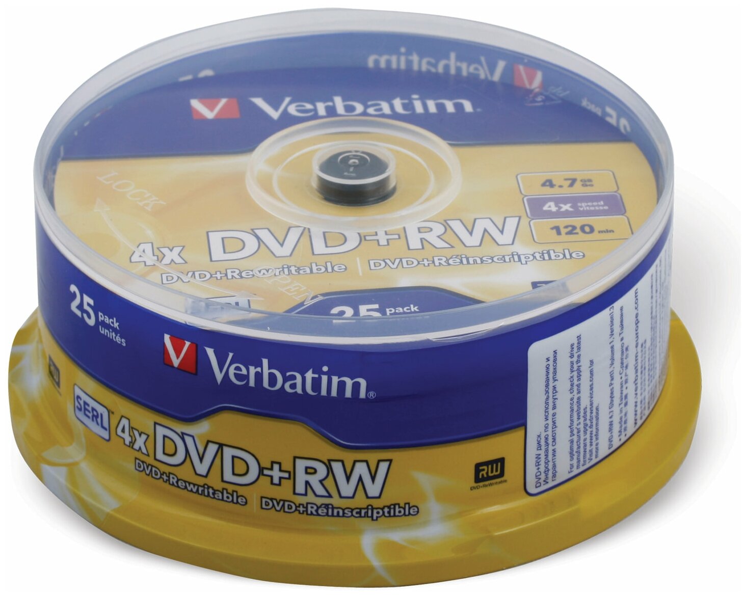 DVD+RW набор дисков Verbatim - фото №5
