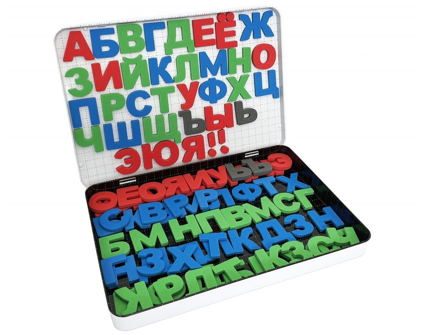 Магнитная азбука Magneticus игровая, для обучения детей старше 3 лет, 27,5х19х2,5 см