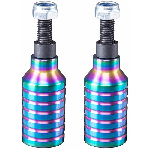 Набор пегов для трюкового самоката Slash Alu Rainbow, 2 шт.
