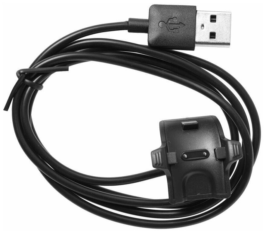 Зарядное устройство переходник / USB кабель GSMIN для зарядки фитнес браслета Huawei Band 2 Pro / Honor 3 / 3 Pro / 4 / 5 (Черный)