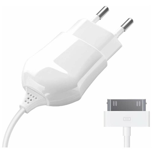 сетевое зарядное устройство 30 pin для apple 1a белый deppa 23124 Зарядное устройство Deppa для iPhone/iPod 30pin 1A White 23124