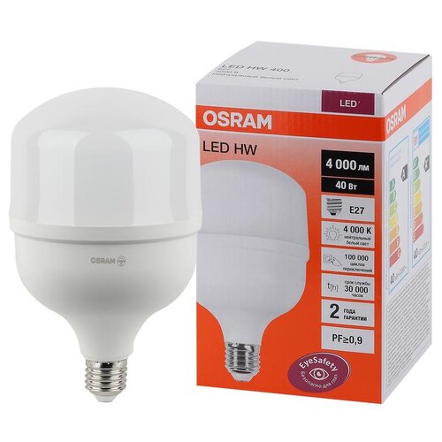 Лампа светодиодная OSRAM 4058075576810, E27, 40 Вт, 4000 К