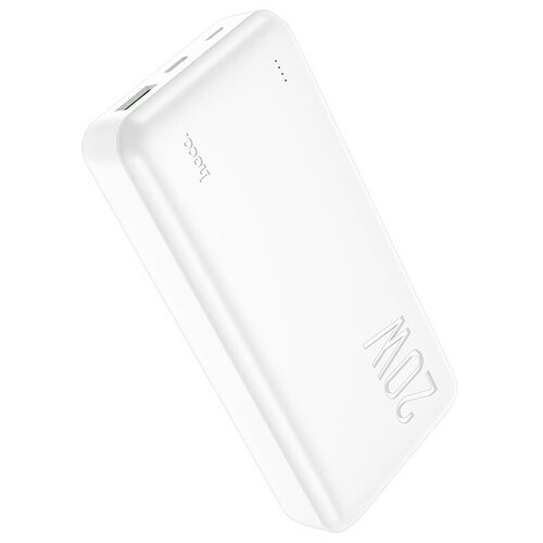 Внешний аккумулятор Hoco J87A 20000mAh 2USB PD 20WQC30 быстрая зарядка с LED-индикатором White 215000₽