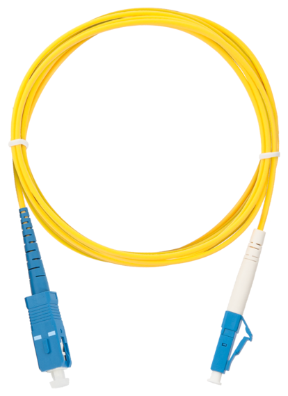 Патч-корд оптический NIKOMAX одномодовый, одинарный, 1 м (NMF-PC1S2C2-SCU-LCU-001)