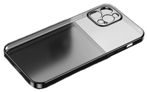 Задняя панель-накладка Чехол. ру из мягкого качественного силикона с матовым противоскользящим покрытием для iPhone 12 (6.1) / iPhone 12 Pro (6.1) с.