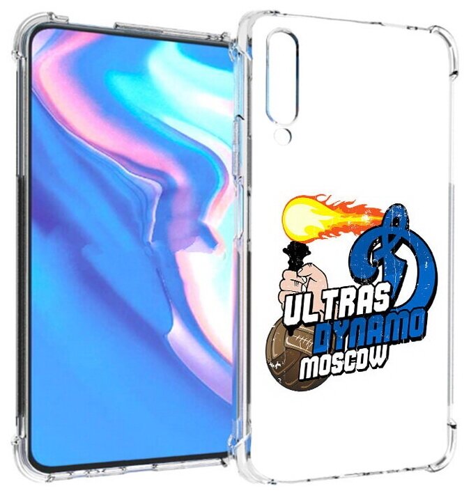 Чехол задняя-панель-накладка-бампер MyPads ФК Динамо для Honor 9X Pro/Huawei Y9s/P Smart Pro 2019 противоударный