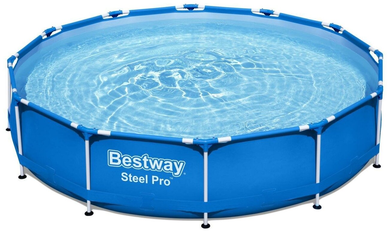 Каркасный бассейн Bestway Steel Pro 366х76см, 6473л, фил.-насос - фотография № 2