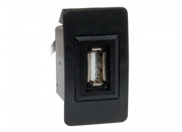 USB разъем в штатную заглушку для а/м HONDA / 1 порт CARAV 17-005