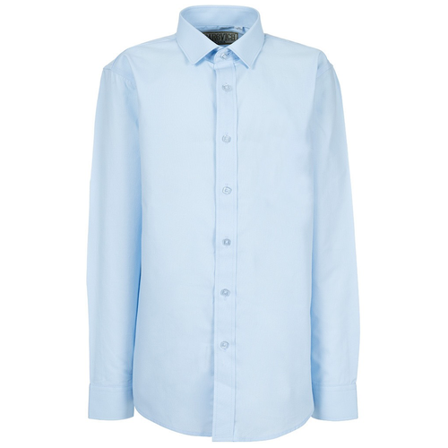 школьная рубашка tsarevich размер 116 122 бирюзовый Школьная рубашка Tsarevich, размер 116-122, голубой