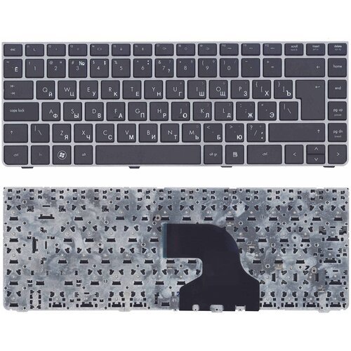 Клавиатура keyboard NSK-CB0SV для ноутбука HP ProBook 4330s 4331s 4430s 4431s 4435s 4436s черная c серой рамкой 1077₽