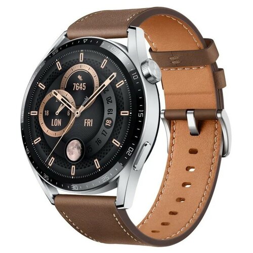 Умные часы HUAWEI Watch GT 3 Classic 46 мм коричневый 1962300₽