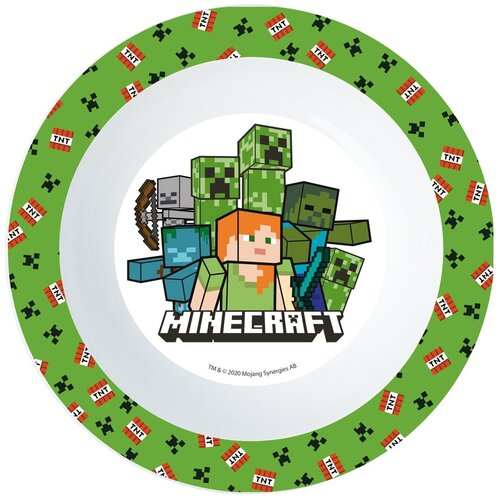 Миска ND Play пластиковая, для СВЧ, Майнкрафт (40446)