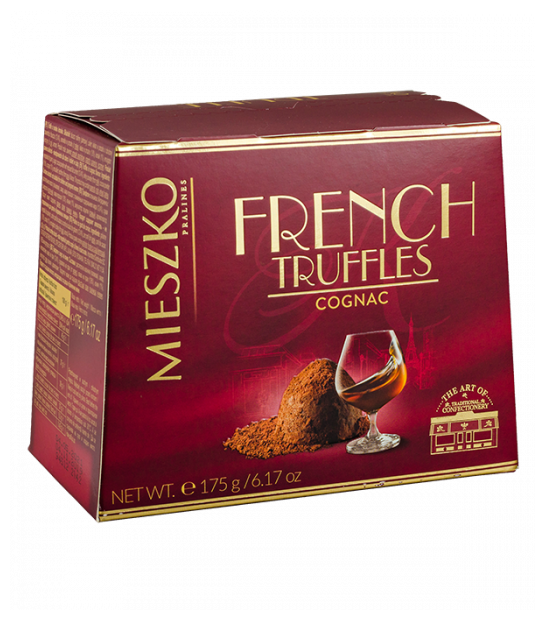 Конфеты шоколадные в коробке Миешко Трюфель Французский со вкусом коньяка, 175 г - фотография № 2