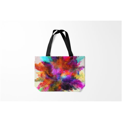 Сумка-шоппер / 46х35 см / Тренды / Tie Dye взрыв красок тай дай