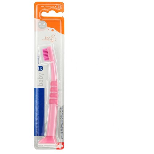 Зубная щетка Детская c гуммированной ручкой серия Baby