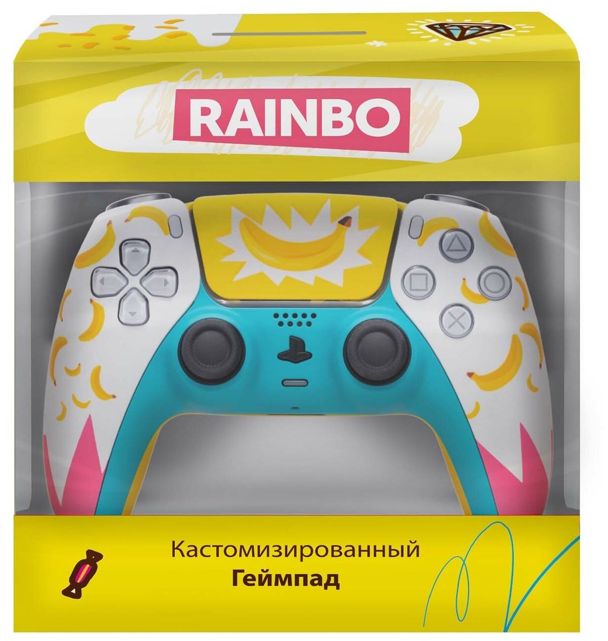 Геймпад Sony Playstation 5 DualSense Rainbo Ice Banana