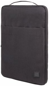 Чехол для ноутбука BRAUBERG Option 13-14', с ручкой и карманом, черный, 35,5х24х2,5 см, 270830