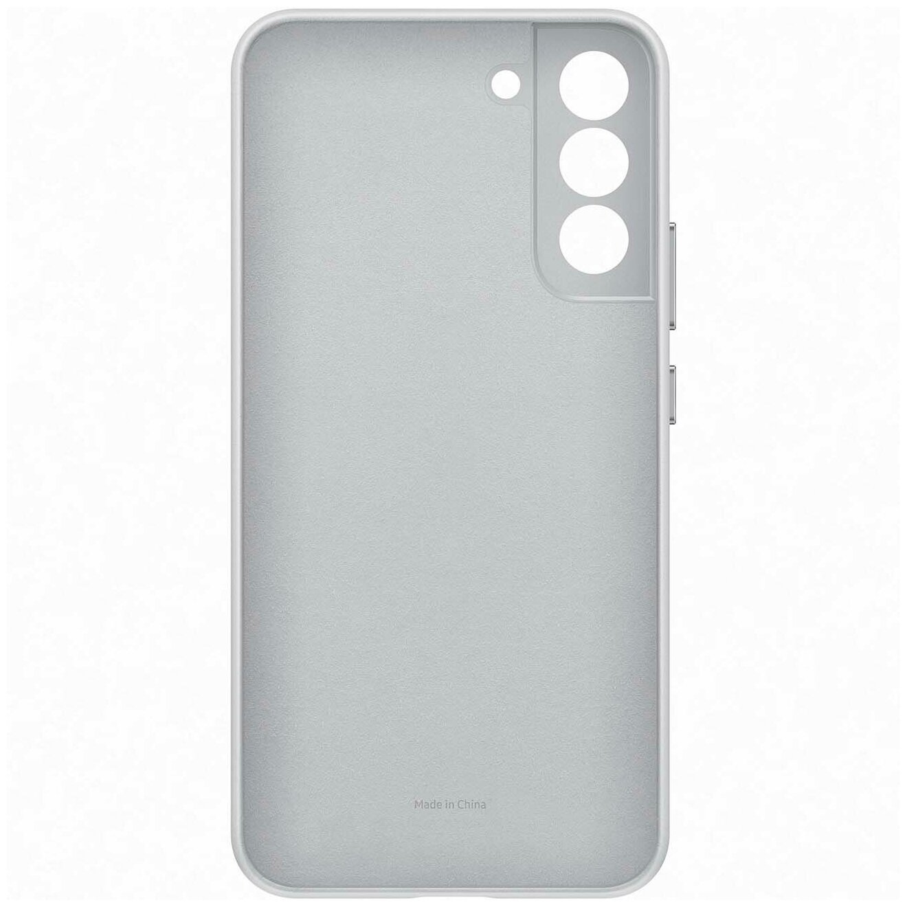 EF-VS906LJEGRU Samsung, Чехол-накладка Leather Cover Samsung S22+ Цвет : Светло-серый (натуральная кожа)