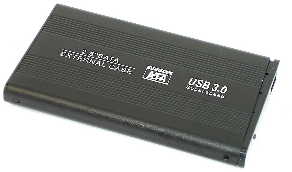 Бокс для жесткого диска 25 алюминиевый USB 3.0 DM-2501 черный