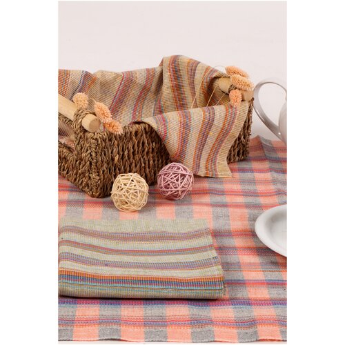 Набор кухонных полотенец Русский Лён, 50x70 см, из льна/хлопка, 3 штуки