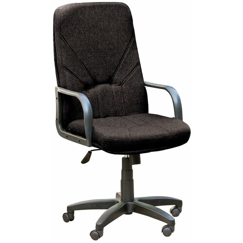 Кресло офисное «Менеджер», ткань, монолитный каркас, черное С-11