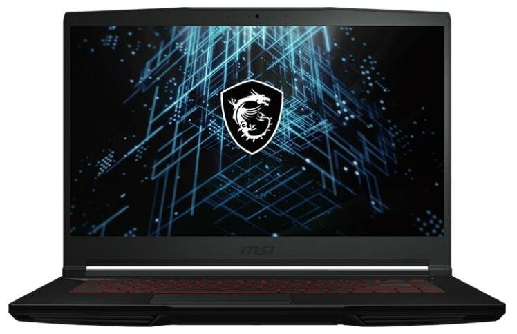 Ноутбук MSI GF63 Thin 11UC-290X 9S7-16R612-290 i5 11400H8GB256GB SSDRTX 3050 4GB156 FHDDOSчерный
