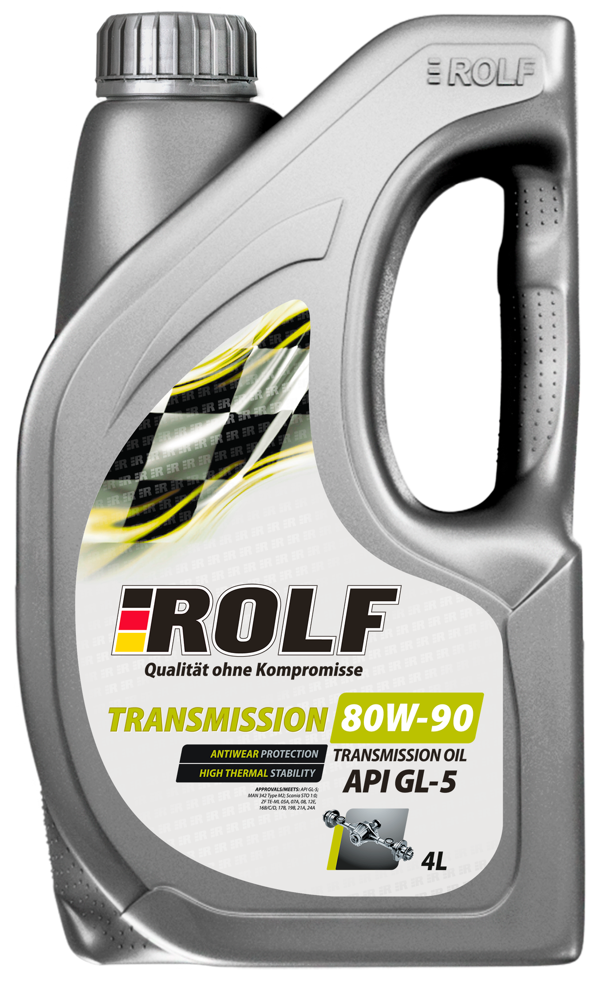 Масло трансм ROLF 80W90 Transmission API GL-5 4л