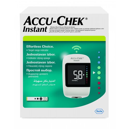 Глюкометр "Accu-Chek Instant" (Акку-Чек Инстант)+10 тест-полосок