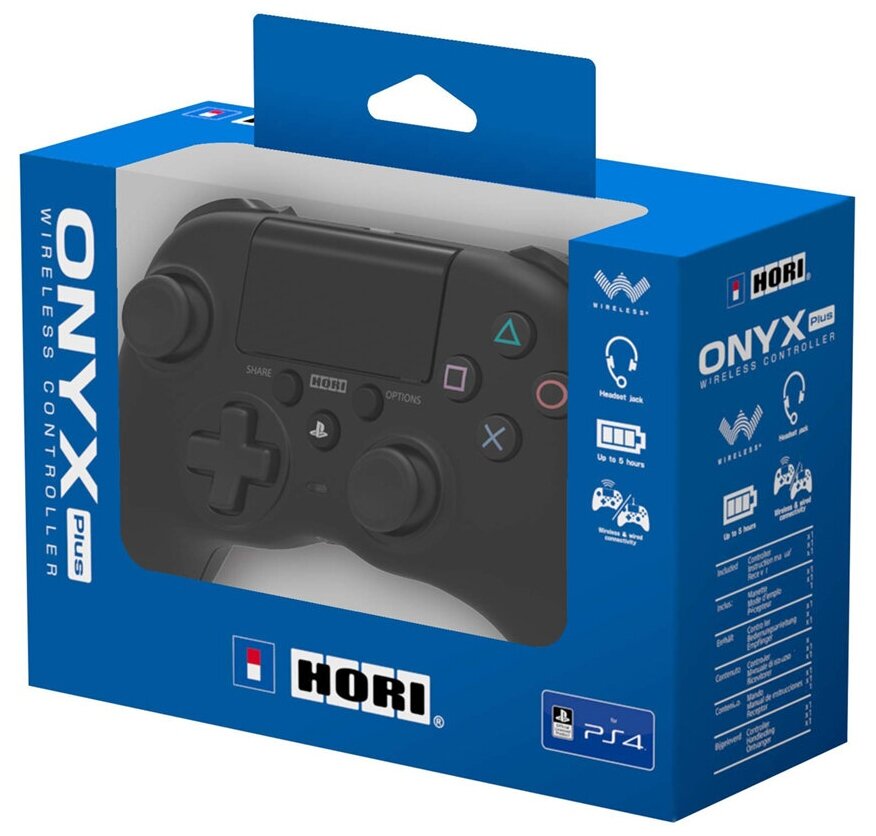 Контроллер HORI Геймпад беспроводной Onyx Plus для PS4 / PC