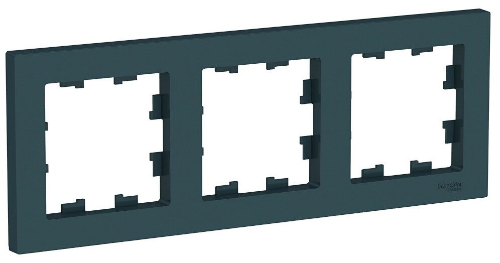 Рамка 3-постовая универсальная SE AtlasDesign изумруд