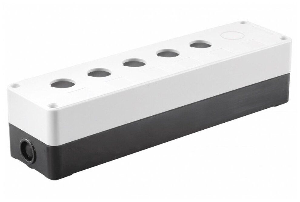 фото Корпус (пустой) для устройств управления и сигнализации (постов кнопочных) IEK BKP10-6-K01