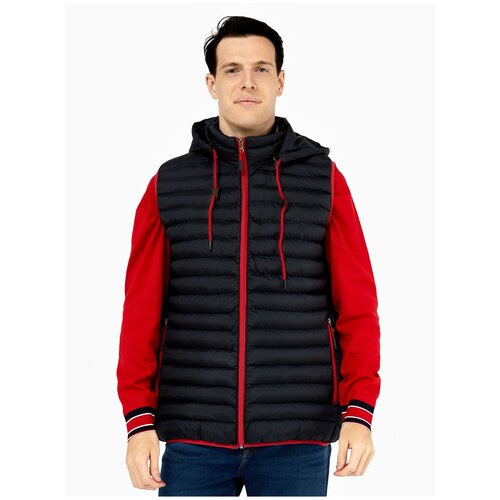 фото Жилет стеганый с контрастной отделкой claudio campione ru 50 / eu 48 / m