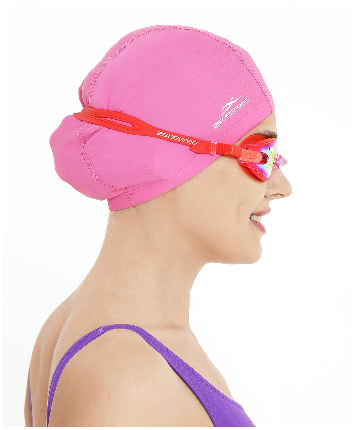 Шапочка для плавания 25DEGREES Essence , цвет светло-розовый
