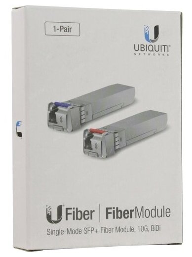 UBIQUITI UF-SM-10G-S пара трансиверов SFP BiDi Single Mode LC 10 км
