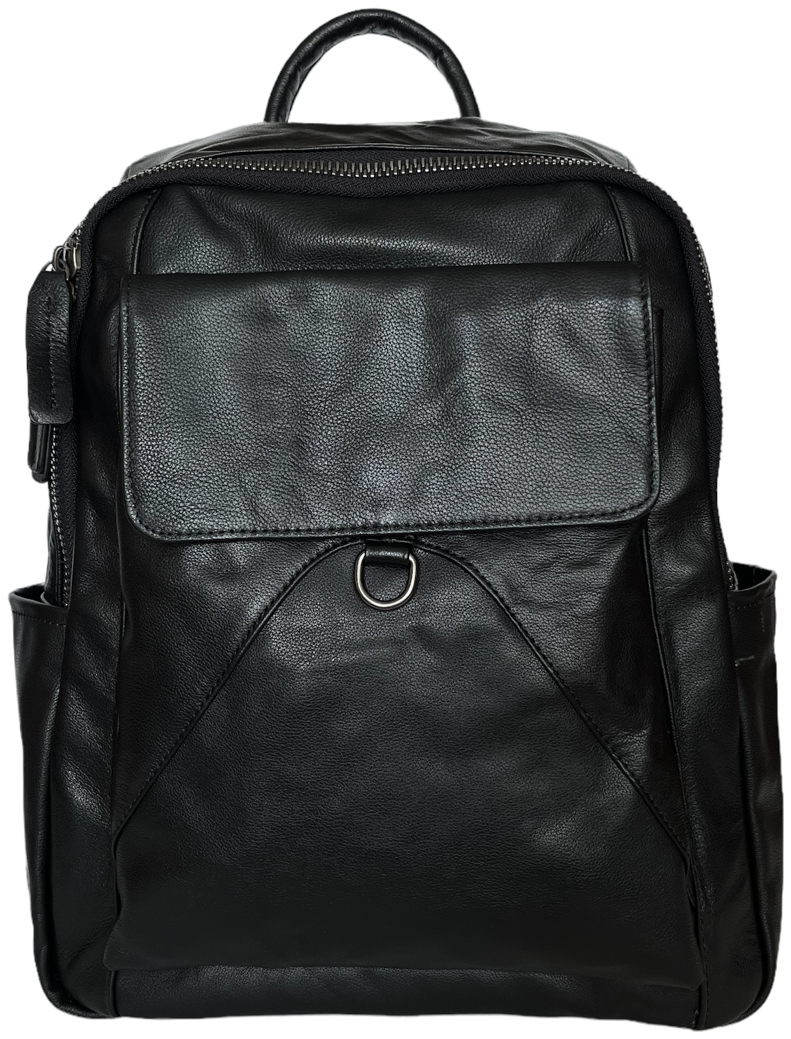 Рюкзак кожаный STN-9157-black-u 