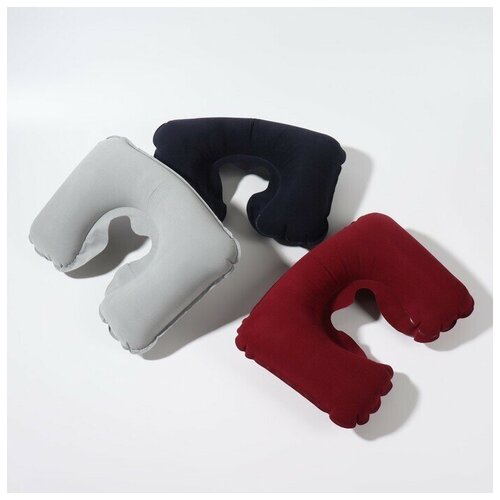 Подушка для шеи onlitop подушка для шеи дорожная надувная 42 × 27 см цвет серый